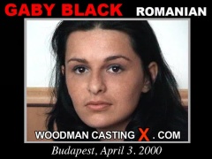 Download Gaby Black casting video files. Pierre Woodman undress Gaby Black, a Romanian girl. 